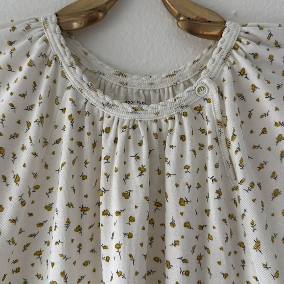 Soor Ploom Flutter Dress in Yellow Rosebud 10Y EUC - Picture 5 of 10